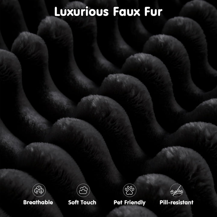 Black Boneless Sofa, Sleeper Couch, No Assembly Required