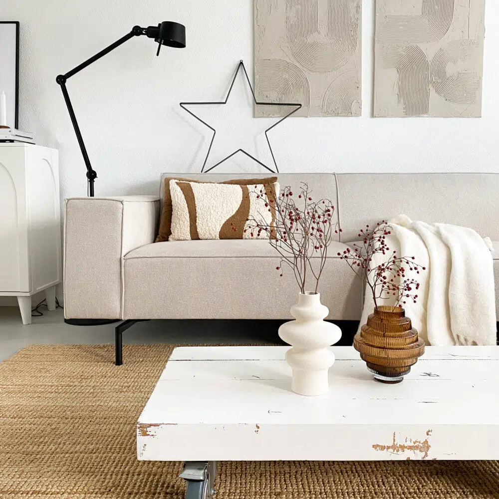 Lio - Vase – Ceramic – 21 cm – Beige